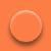1x1 Pixel Brick Art Tile (1 each) - Orange - Bricks