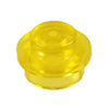 1x1 Round Plate Clear Yellow (1 each) - Bricks