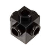 1x1 with 4 Studs on Sides Black (1 each) - Bricks