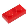 1x2 Plate Red (1 each) - Bricks