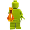 Minifig Orange Clear Bottle - Accessories