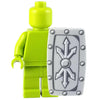 Minifig Grey Roman Shield - Shield