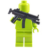 Minifig MP5 with Compact Stock and Light - Machine Gun