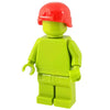 Minifig Red Ballistic Helmet - Headgear