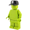 Minifig Black Patrol Cap with Logo - Headgear