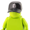 Minifig Black Patrol Cap with Logo - Headgear