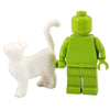 Minifig All White Cat - Animals
