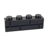 50 Brick Pack 1x4 Masonry Profile Brick BLACK - Bricks