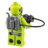 Minifig Gray Flamethrower Kit - Heavy Weapon