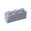 COBI 1x3 Battle Damaged LIGHT Grey Brick (1 each) - Bricks