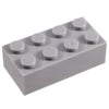 2x4 Brick GREY (1 each) - Bricks
