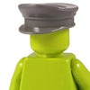 Minifig World War II Officer Visor Crusher Cap Grey - Headgear