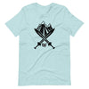 Brick Forces Alpine Unit Short-Sleeve Unisex T-Shirt - Heather Prism Ice Blue / S - Printful Clothing