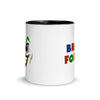 Brick Forces Clown Face Grin Mug with Color Inside - Printful Clothing