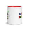 Brick Forces Clown Face Grin Mug with Color Inside - Printful Clothing