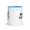 Brick Forces Clown Face Grin Mug with Color Inside - Printful Clothing