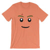 Brick Forces Harry Face Short-Sleeve Unisex T-Shirt - Heather Orange / S