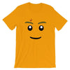 Brick Forces Harry Face Short-Sleeve Unisex T-Shirt - Gold / S