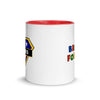 Brick Forces Heroes Mug with Color Inside - Printful Clothing