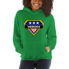 Brick Forces Heroes Unisex Hoodie - Irish Green / S - Printful Clothing