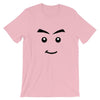 Brick Forces Jamesster Face Short-Sleeve Unisex T-Shirt - Pink / S
