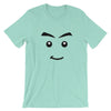 Brick Forces Jamesster Face Short-Sleeve Unisex T-Shirt - Heather Mint / S