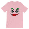 Brick Forces Joker Face Short-Sleeve Unisex T-Shirt - Pink / S