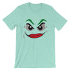 Brick Forces Joker Face Short-Sleeve Unisex T-Shirt - Heather Mint / S