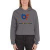 Brick Forces Logo Crop Hoodie - Storm / S