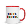 Brick Forces Medieval Mug with Color Inside - Printful Clothing