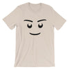 Brick Forces Minifig Happy Face Short-Sleeve Unisex T-Shirt - Soft Cream / S