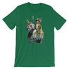Brick Forces Mounted Knight Short-Sleeve Unisex T-Shirt - Kelly / S