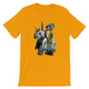Brick Forces Mounted Knight Short-Sleeve Unisex T-Shirt - Gold / S