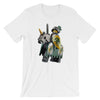 Brick Forces Mounted Knight Short-Sleeve Unisex T-Shirt - White / XS