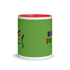 Brick Forces Orc Face Mug with Color Inside - Printful Clothing