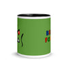 Brick Forces Orc Face Mug with Color Inside - Printful Clothing