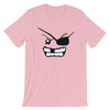 Brick Forces Pirate Face Short-Sleeve Unisex T-Shirt - Pink / S