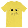 Brick Forces Scruffy Face Short-Sleeve Unisex T-Shirt - Yellow / S
