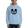 Brick Forces Skeleton Face Unisex Hoodie - Light Blue / S - Printful Clothing