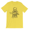 Brick Forces Warrior Short-Sleeve Unisex T-Shirt - Yellow / S