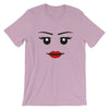 Brick Forces Wildstyle Face Short-Sleeve Unisex T-Shirt - Heather Prism Lilac / XS