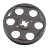 Brick Wedge Belt Wheel Dark Grey (1 each) - Bricks