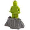 Minifig 6 Dot Gray Rock Stand - Stand