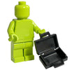 Minifig Black Danger Briefcase (Satchel) - Accessories