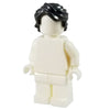 Minifig Black Hair 18 - Hair
