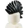 Minifig Black Mohawk - Hair