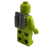 Minifig Dark Grey Twin SCUBA Dive Tanks - Accessories