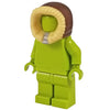 Minifig Fur-Lined Dark Brown Hood - Headgear