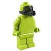 Minifig Gas Mask Black - Headgear