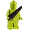 Minifig Hand Spear Black - Knife